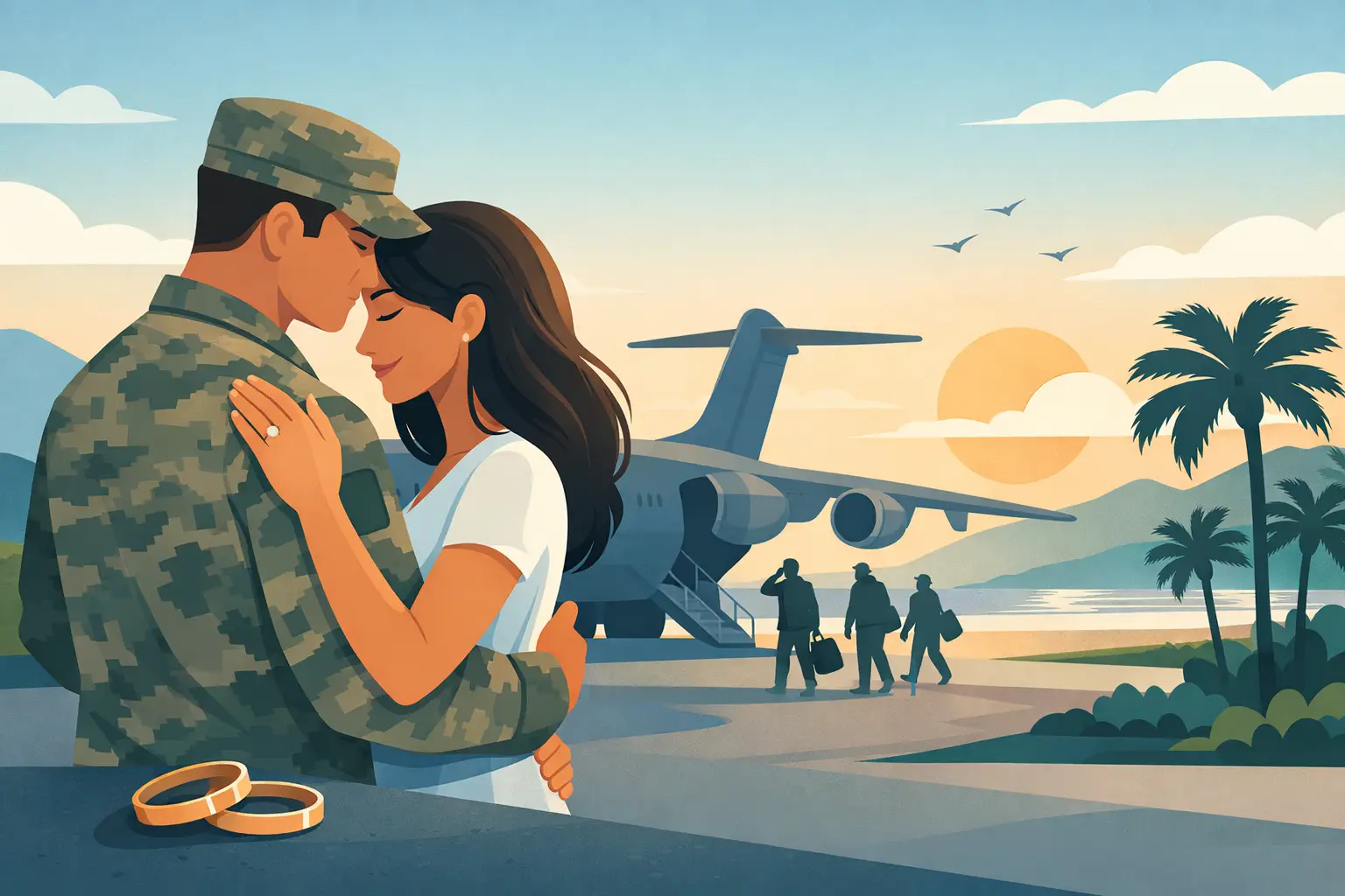 Military Marriage Before Deployment in California