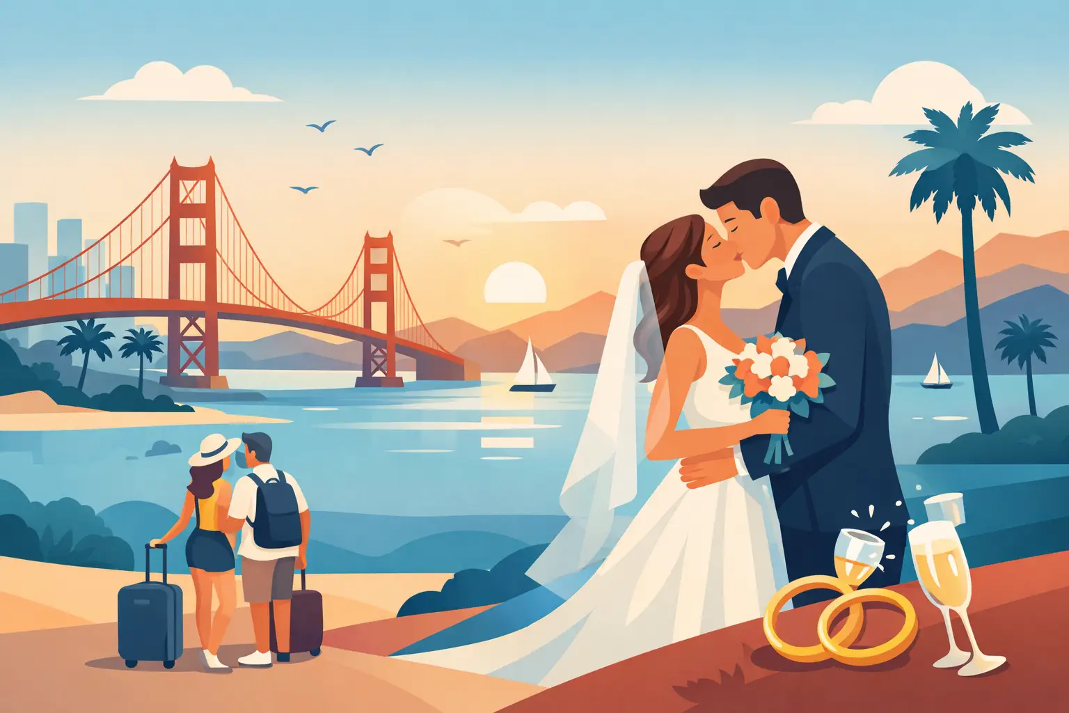Can Tourists Marry in California? Yes, Today