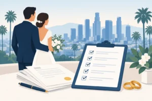 Best Marriage Document Checklist for Los Angeles
