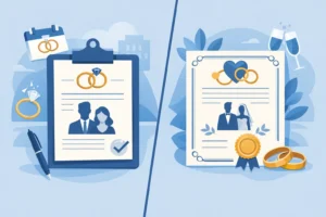 Marriage License Versus Certificate Explained