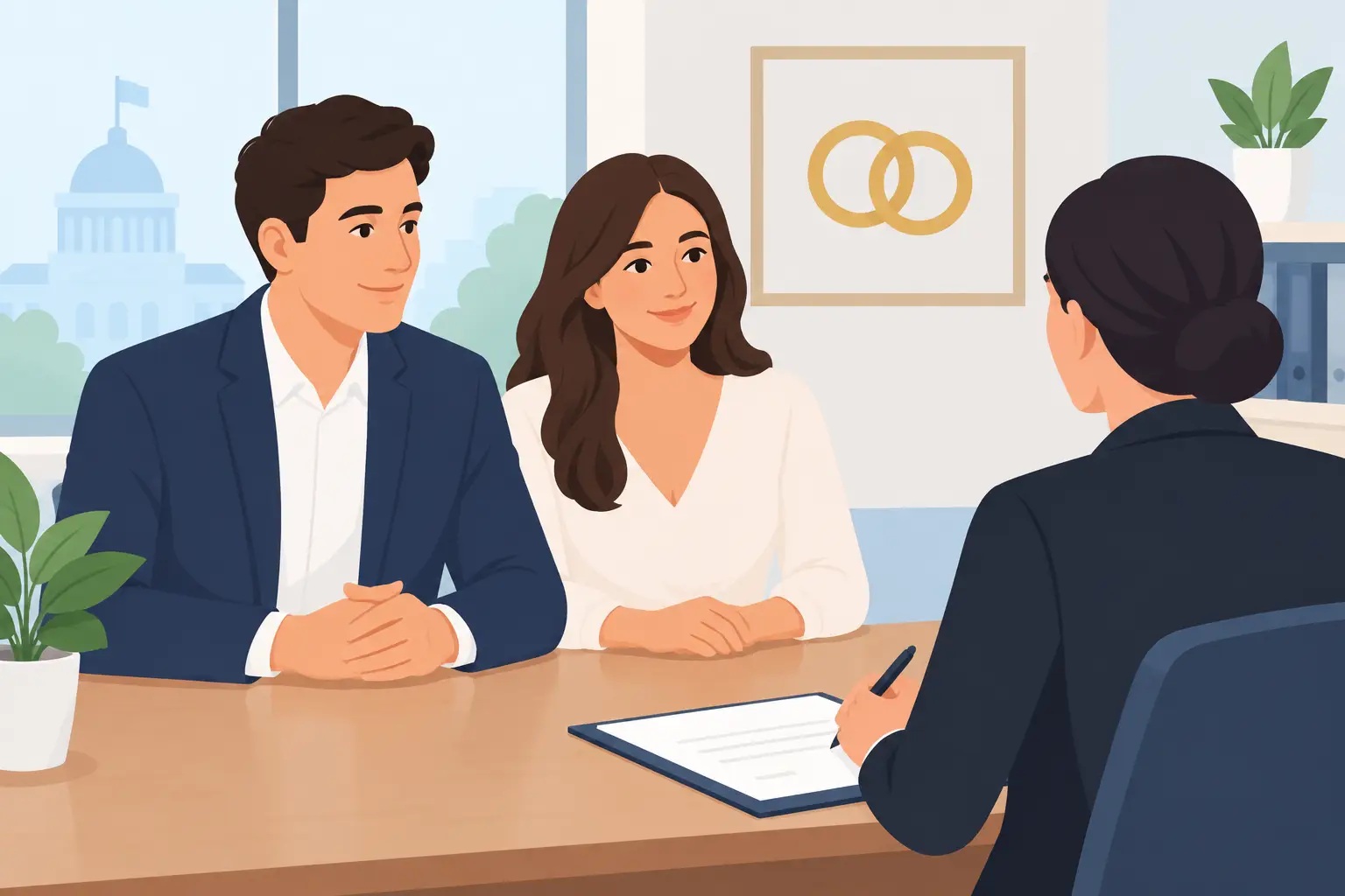 Do Both Partners Attend a Marriage License Appointment?