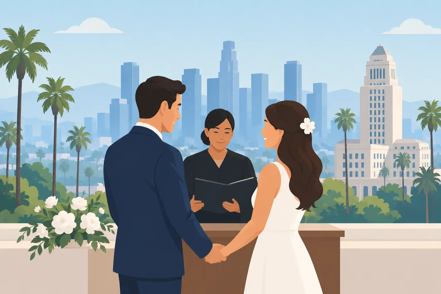 How to Record Marriage in Los Angeles Today